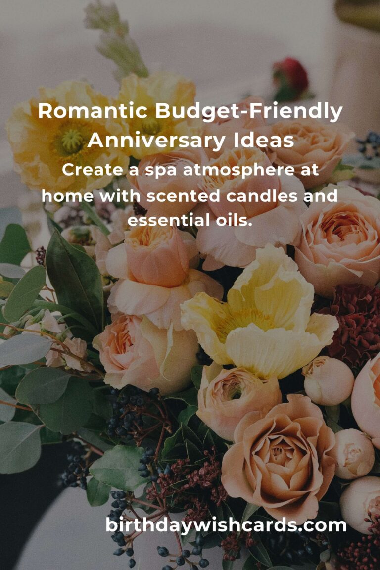 Romantic Retirement Anniversary Ideas on a Budget