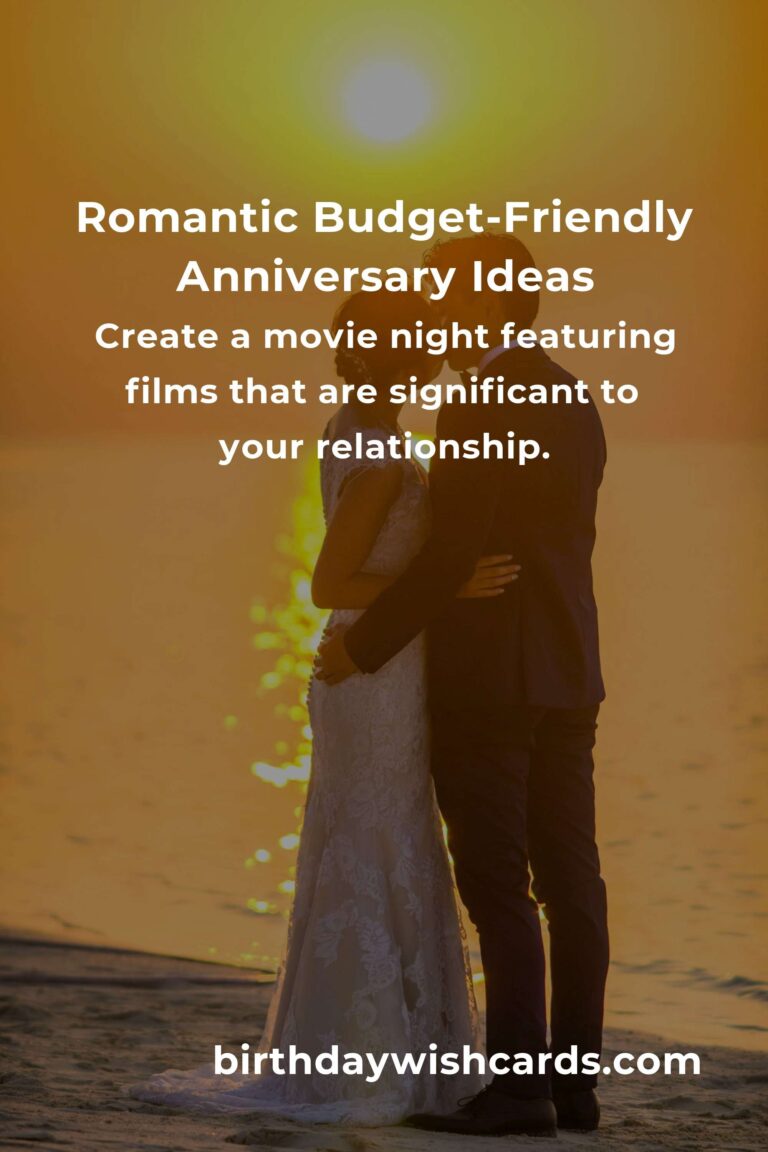 Romantic Retirement Anniversary Ideas on a Budget