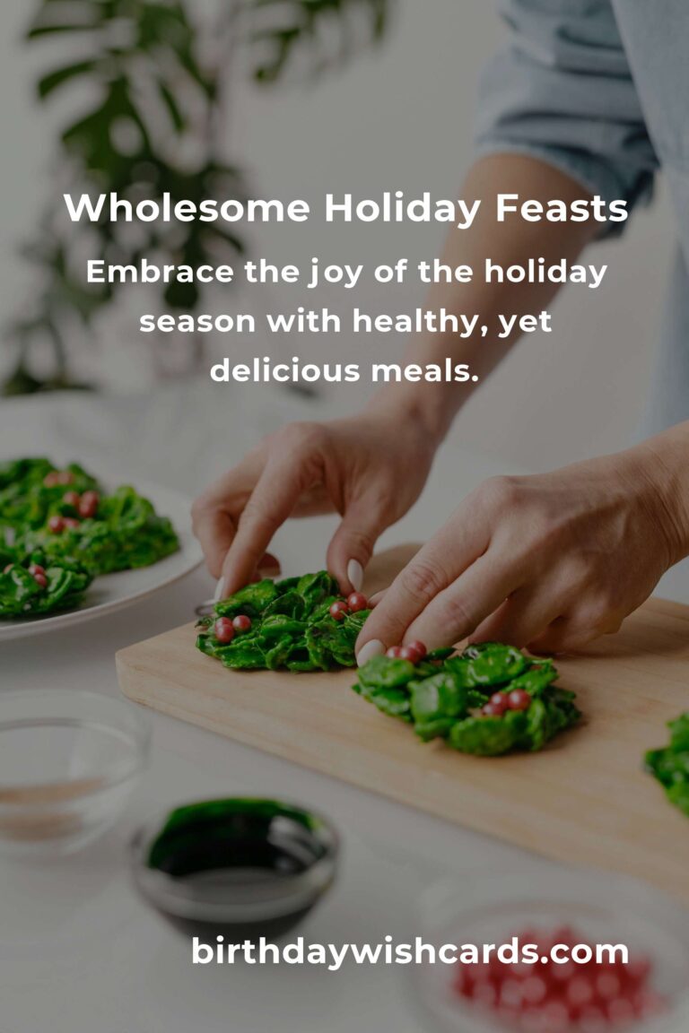 Savor the Joy: Healthy Holiday Cooking Tips for Food Lovers