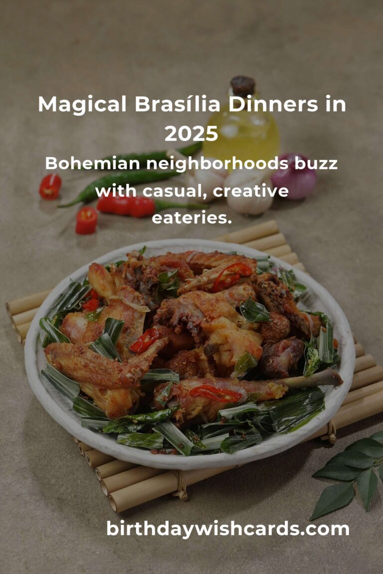 Savor the Night: Unforgettable Dinner Ideas in Brasília for 2025 That Will Warm Your Heart