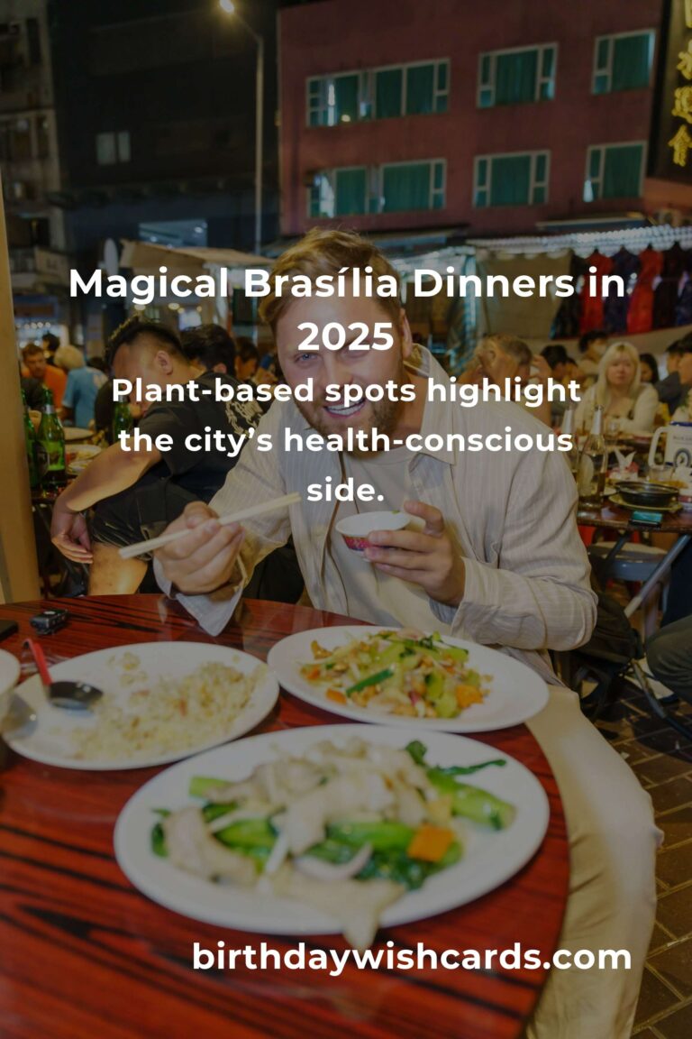 Savor the Night: Unforgettable Dinner Ideas in Brasília for 2025 That Will Warm Your Heart