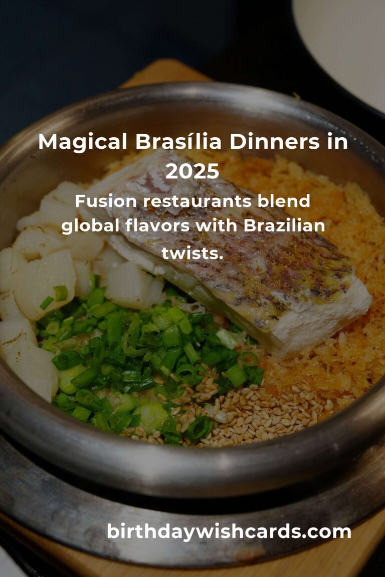 Savor the Night: Unforgettable Dinner Ideas in Brasília for 2025 That Will Warm Your Heart