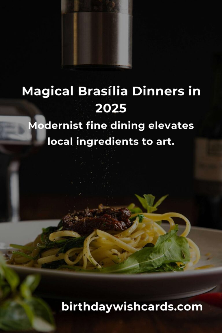 Savor the Night: Unforgettable Dinner Ideas in Brasília for 2025 That Will Warm Your Heart