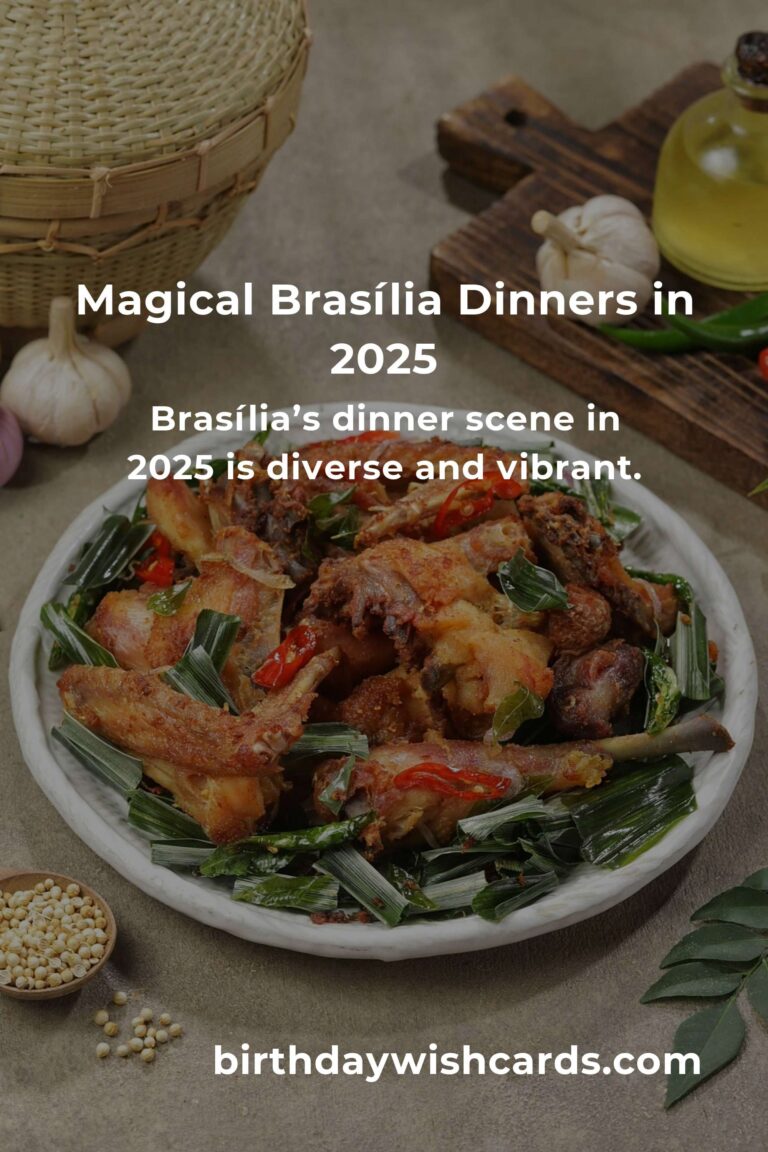 Savor the Night: Unforgettable Dinner Ideas in Brasília for 2025 That Will Warm Your Heart