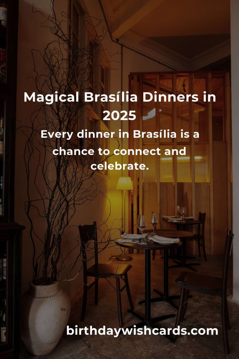 Savor the Night: Unforgettable Dinner Ideas in Brasília for 2025 That Will Warm Your Heart