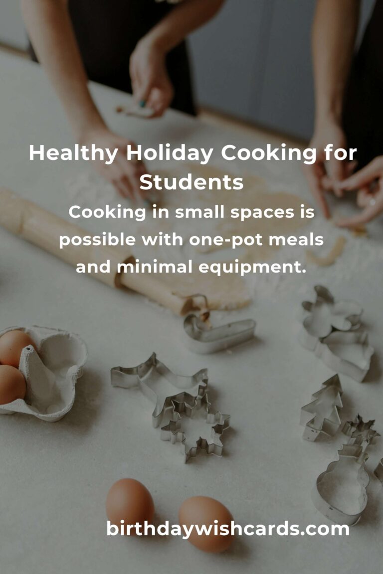 Savor the Season: Healthy Holiday Cooking for College Students