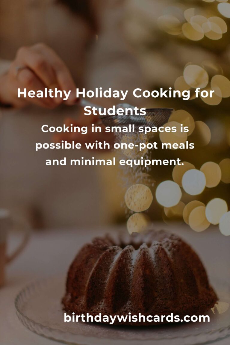 Savor the Season: Healthy Holiday Cooking for College Students