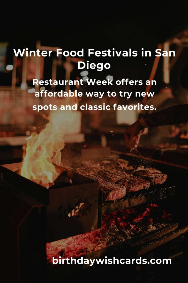 Savor the Season: The Best Winter Events in San Diego for Food Lovers