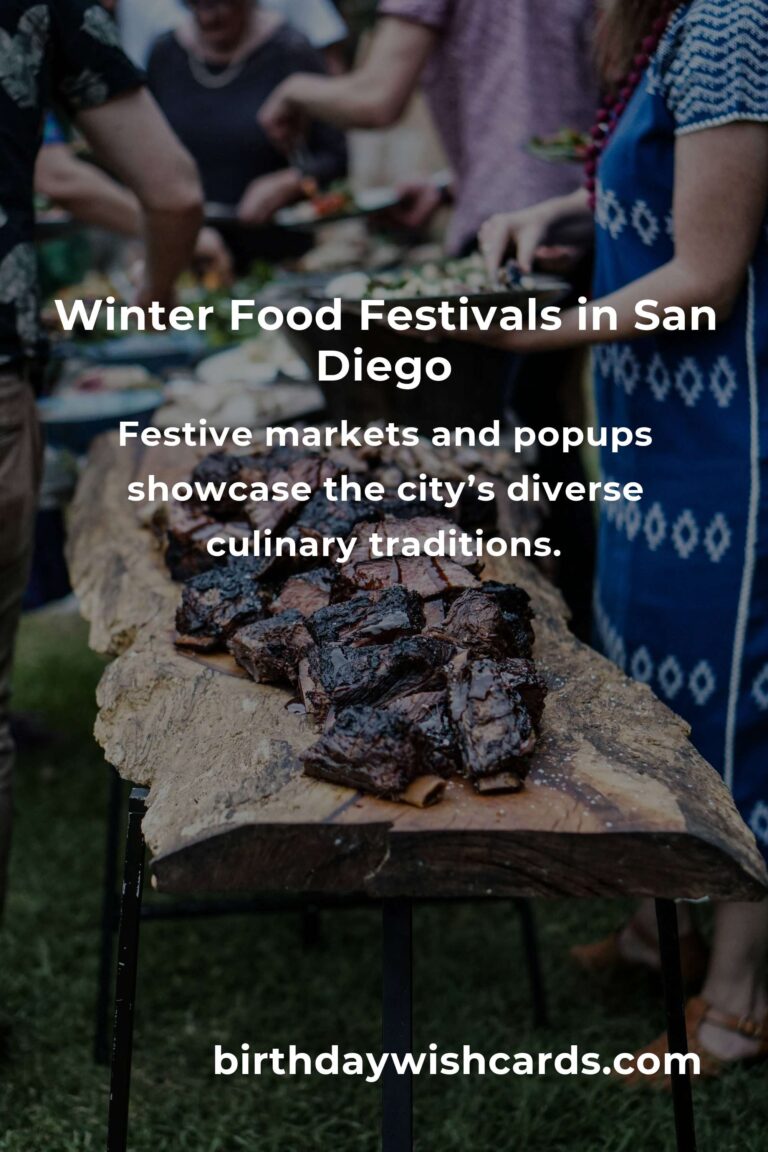 Savor the Season: The Best Winter Events in San Diego for Food Lovers