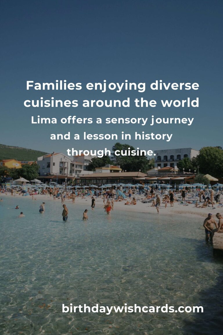 Savor the World: Family Destinations for Food Lovers in 2025