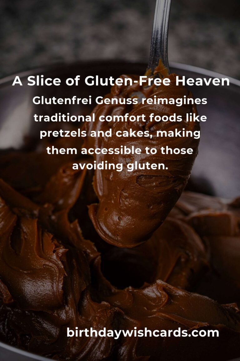 Savoring Comfort: Discover the Best Gluten-Free Baking in Frankfurt for 2025