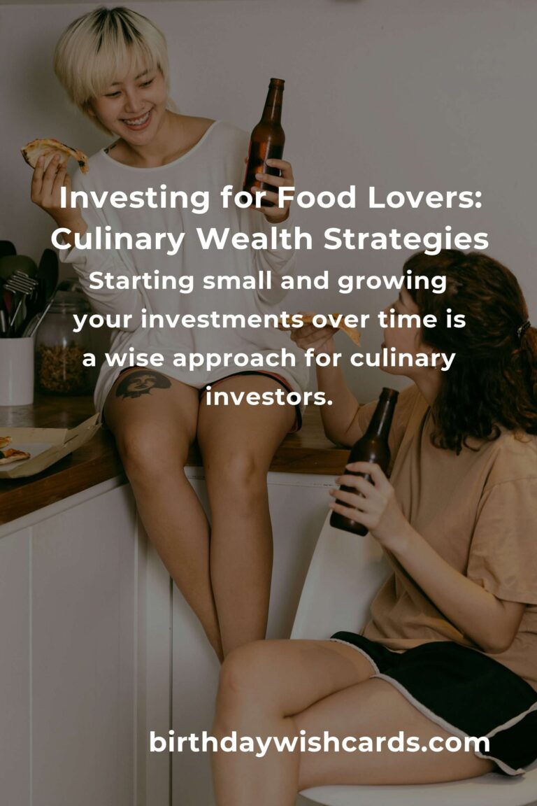 Savoring Wealth: The Complete Guide to Investing for Food Lovers
