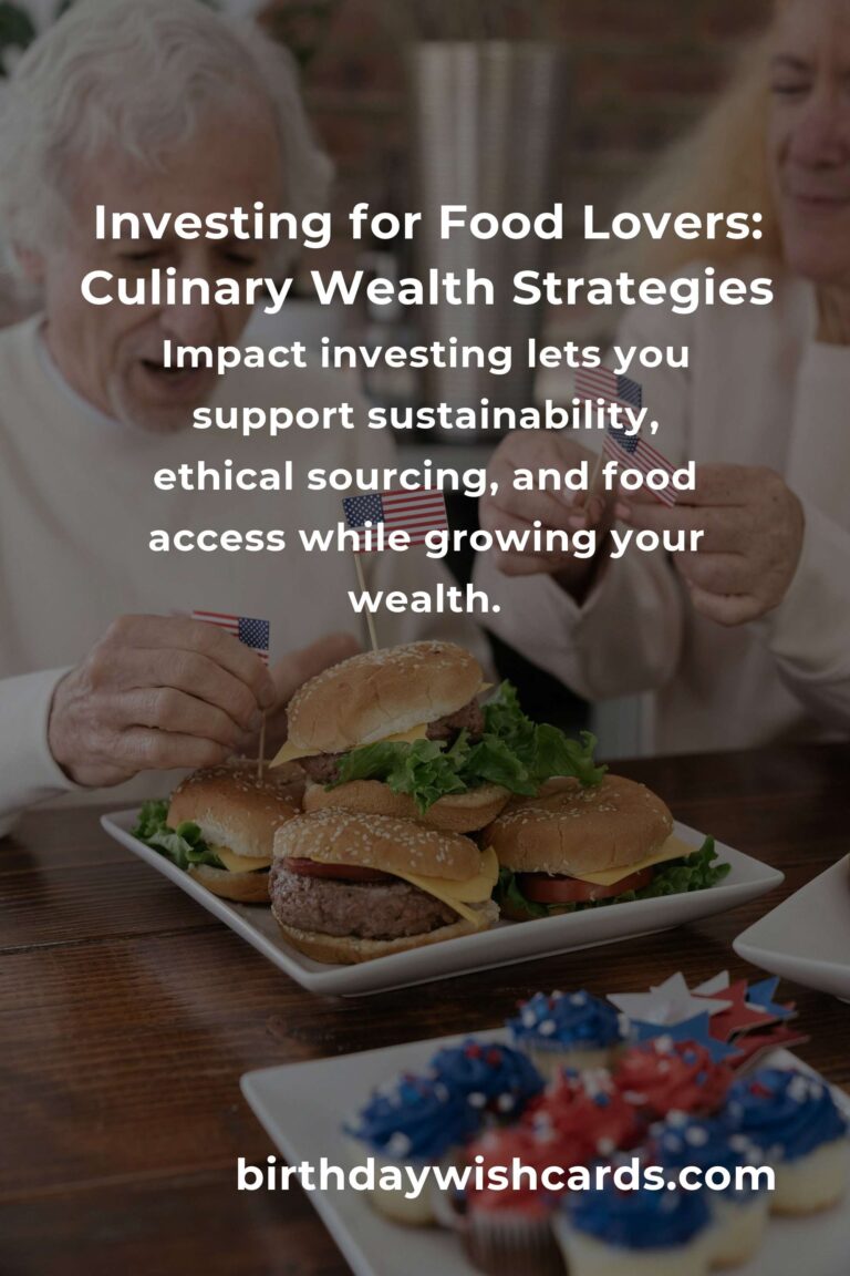 Savoring Wealth: The Complete Guide to Investing for Food Lovers
