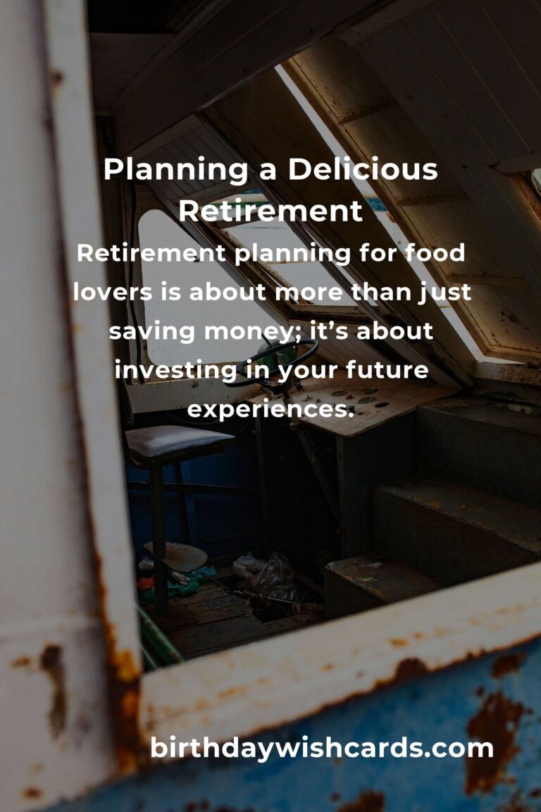 Savoring Your Golden Years: Best Retirement Planning Apps for Food Lovers