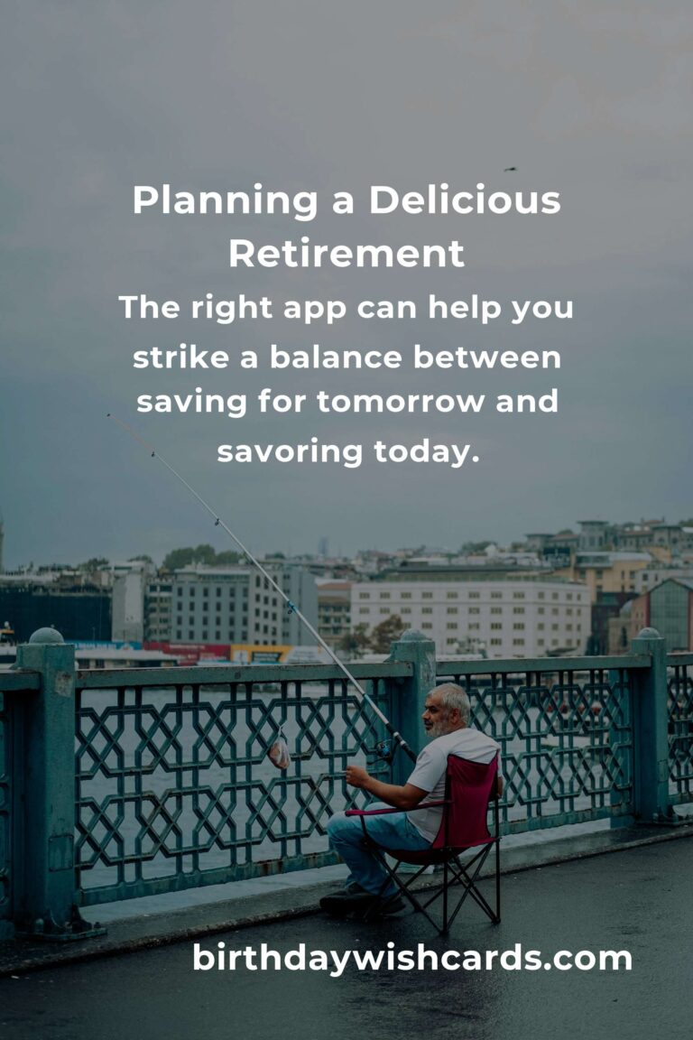 Savoring Your Golden Years: Best Retirement Planning Apps for Food Lovers