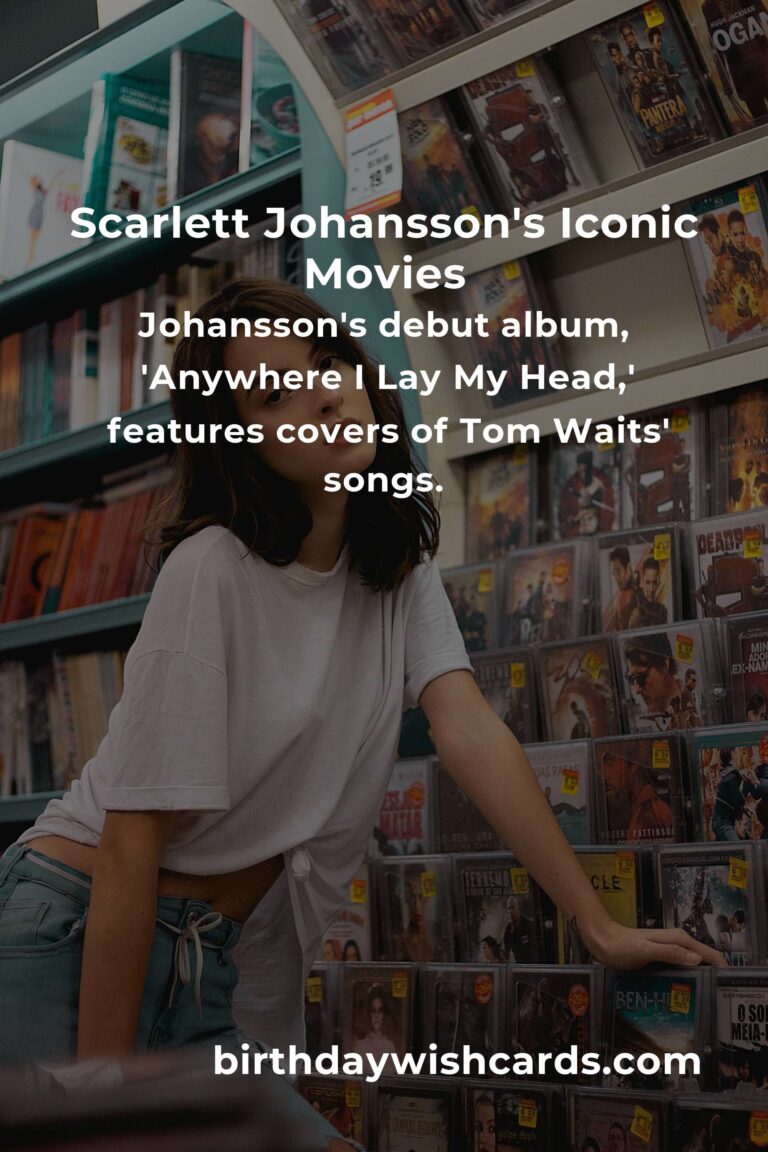 Scarlett Johansson’s Birthday: Celebrate with Her Best Movies and Songs