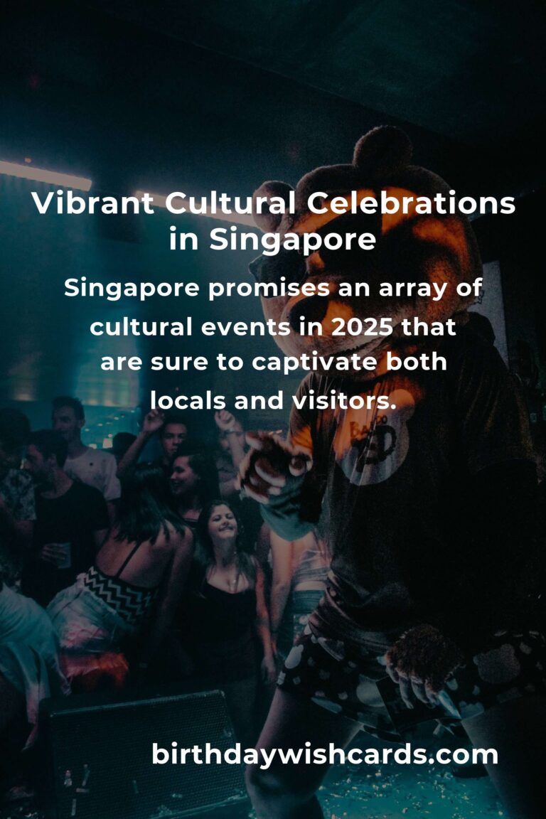 Singapore Cultural Events You Can’t Miss in 2025