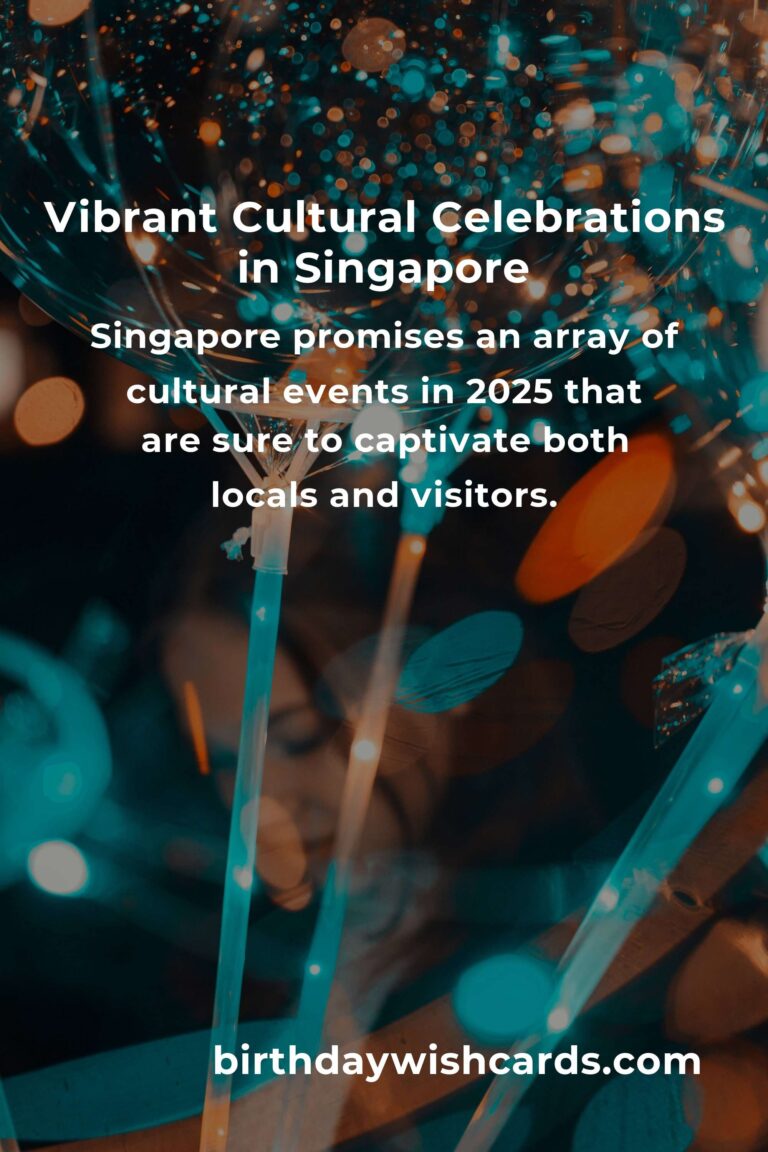 Singapore Cultural Events You Can't Miss in 2025
