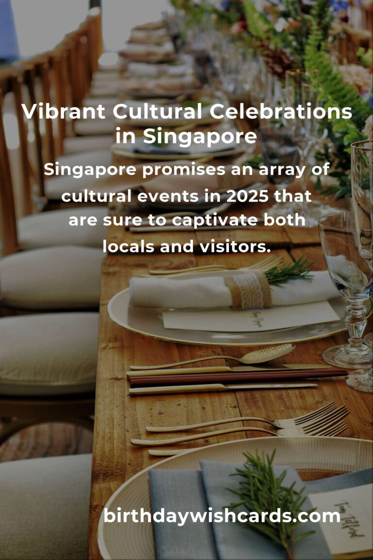 Singapore Cultural Events You Can't Miss in 2025