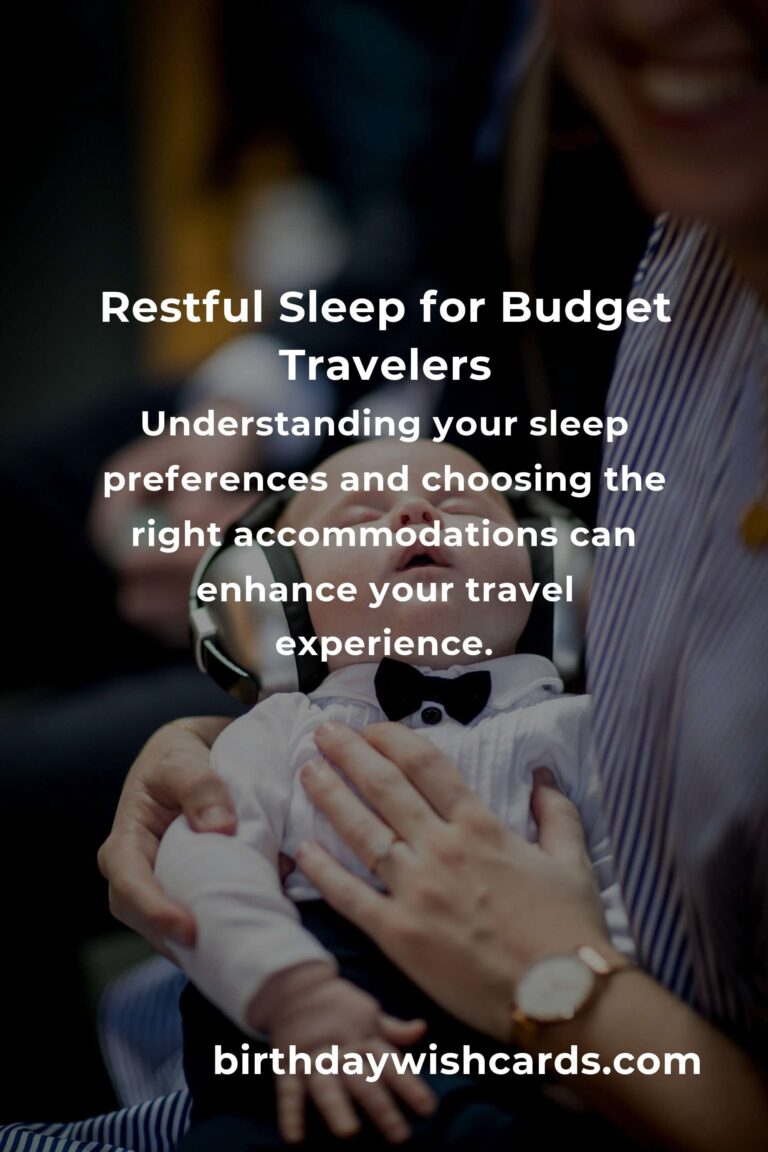 Sleep Soundly: A Budget Traveler's Guide to Quality Rest in 2025
