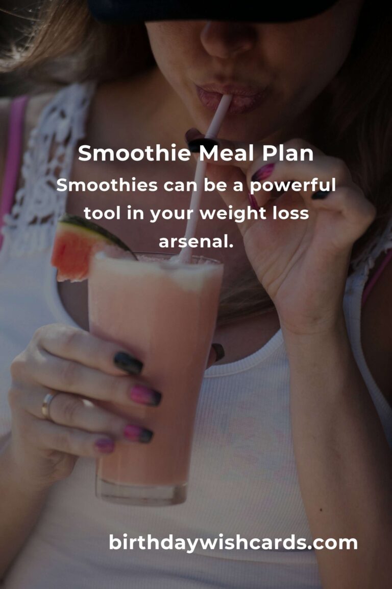 Smoothie Recipes Meal Plan for Effective Weight Loss