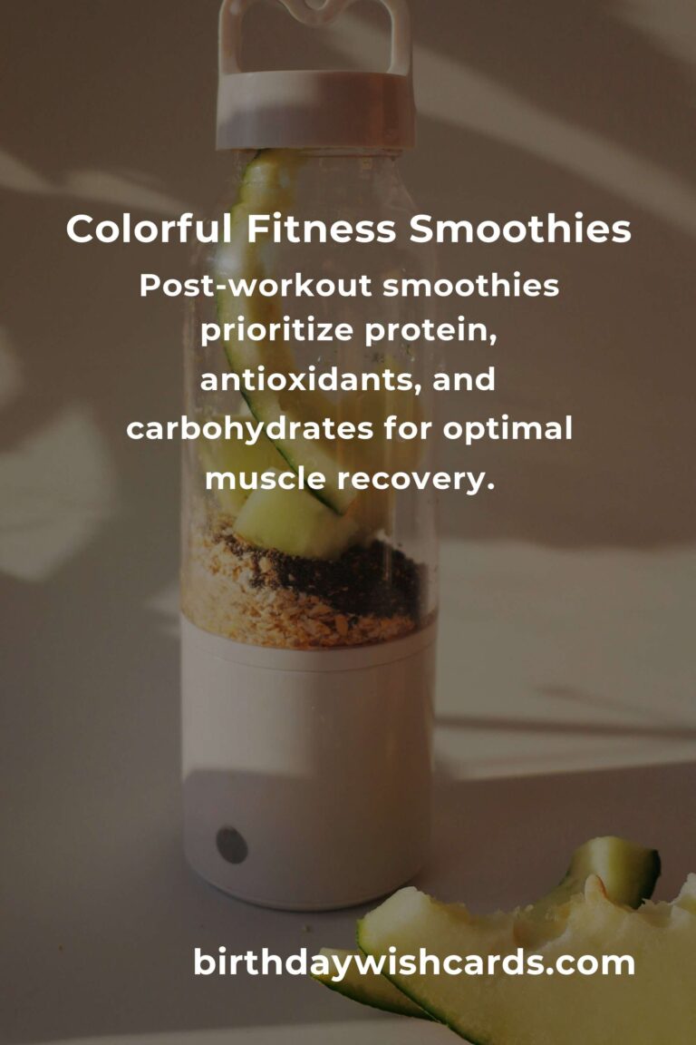 Smoothie Recipes for Fitness Enthusiasts: The Ultimate Guide to Fuel, Flavor, and Fitness