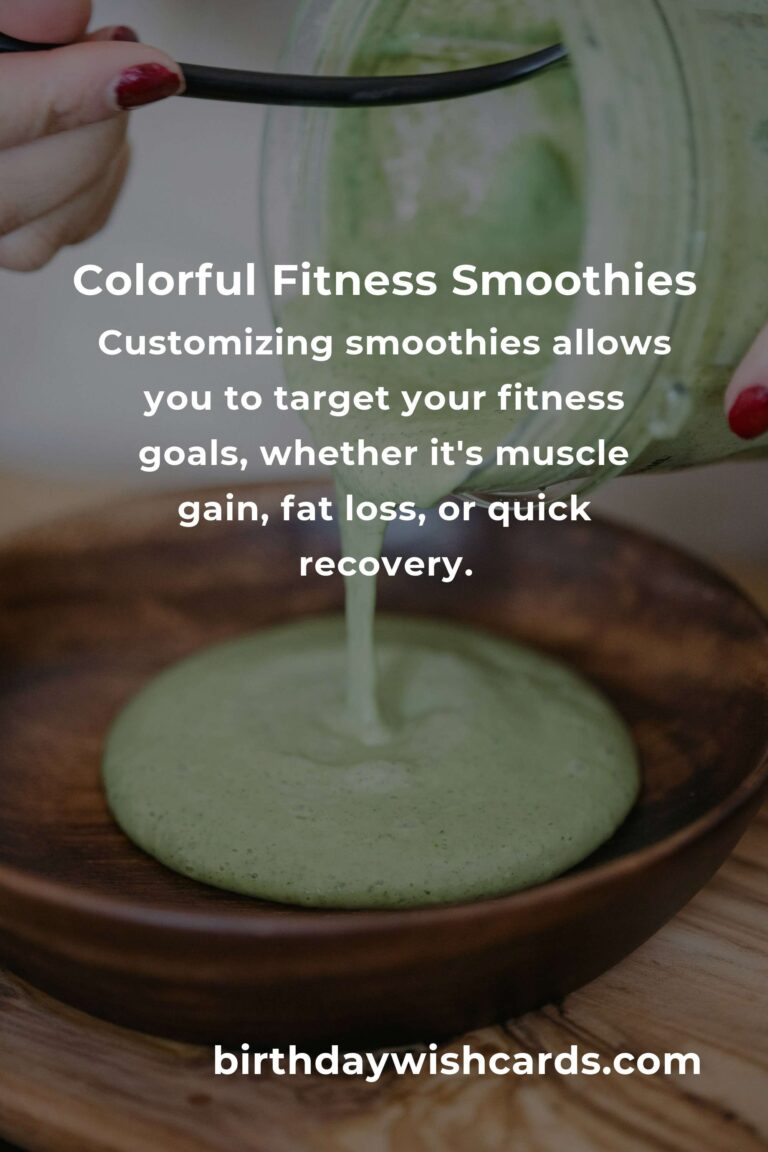 Smoothie Recipes for Fitness Enthusiasts: The Ultimate Guide to Fuel, Flavor, and Fitness