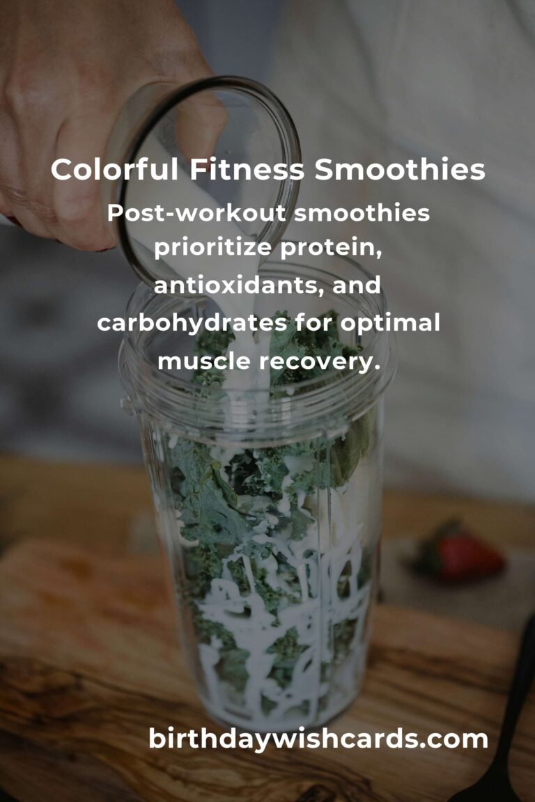 Smoothie Recipes for Fitness Enthusiasts: The Ultimate Guide to Fuel, Flavor, and Fitness