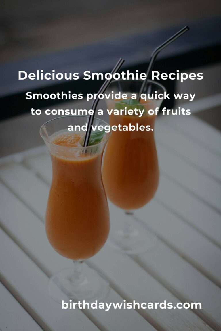 Smoothie Recipes for Food Lovers: Complete Guide
