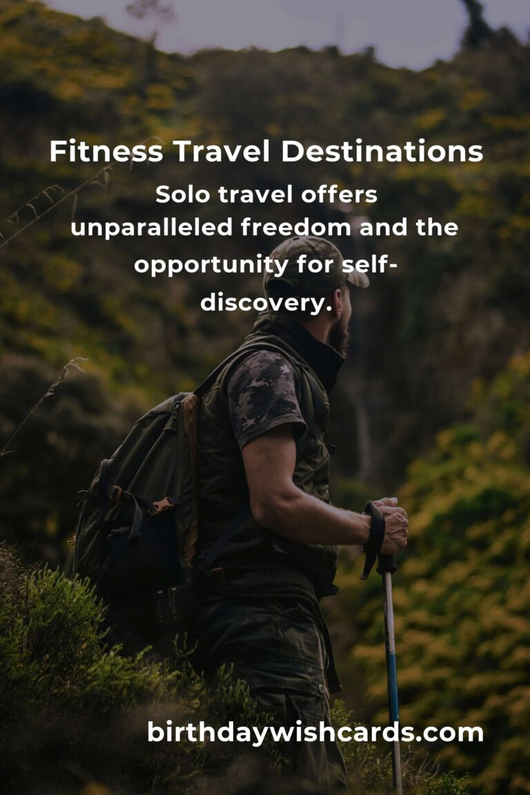 Solo Travel for Fitness Enthusiasts: Your 2025 Guide