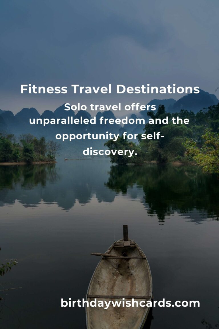Solo Travel for Fitness Enthusiasts: Your 2025 Guide