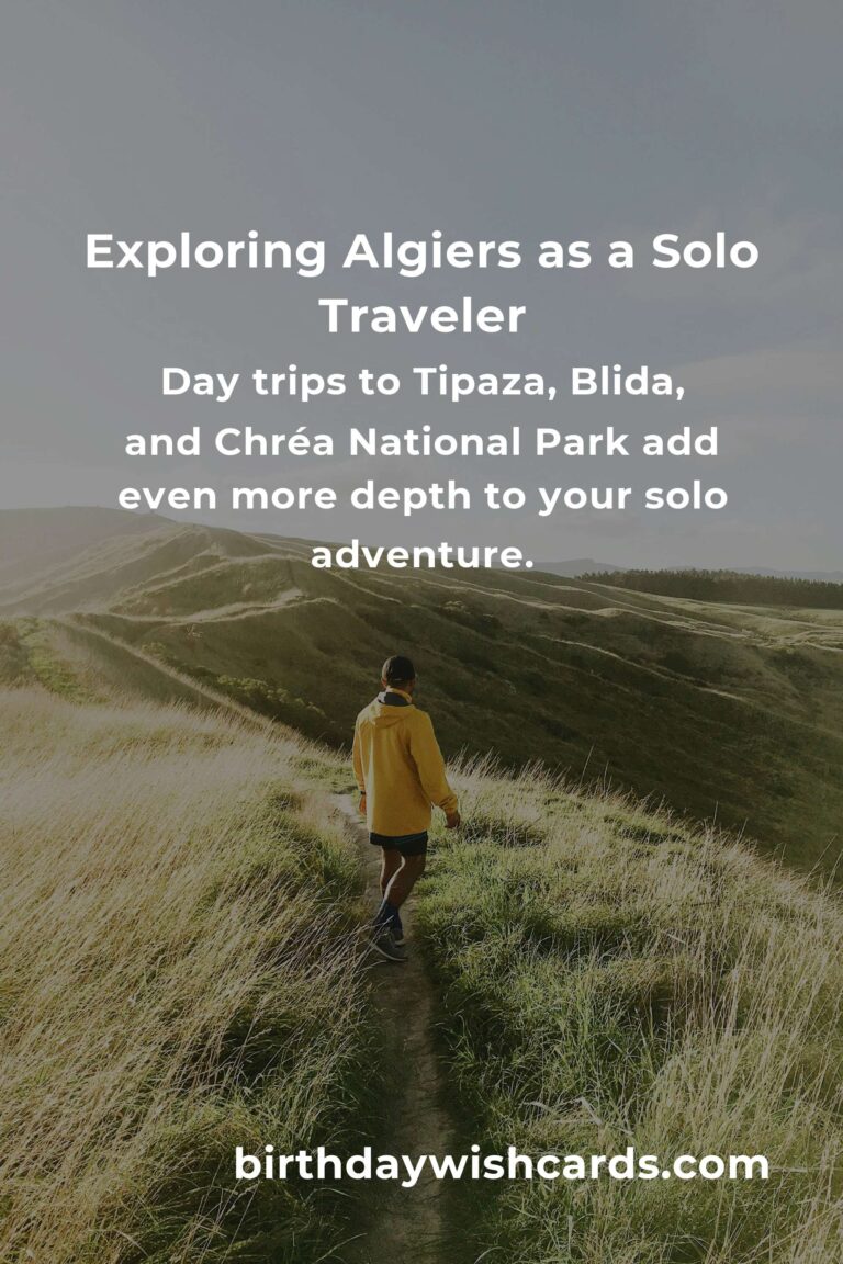Solo Travel in Algiers: The Ultimate Guide to an Unforgettable Journey