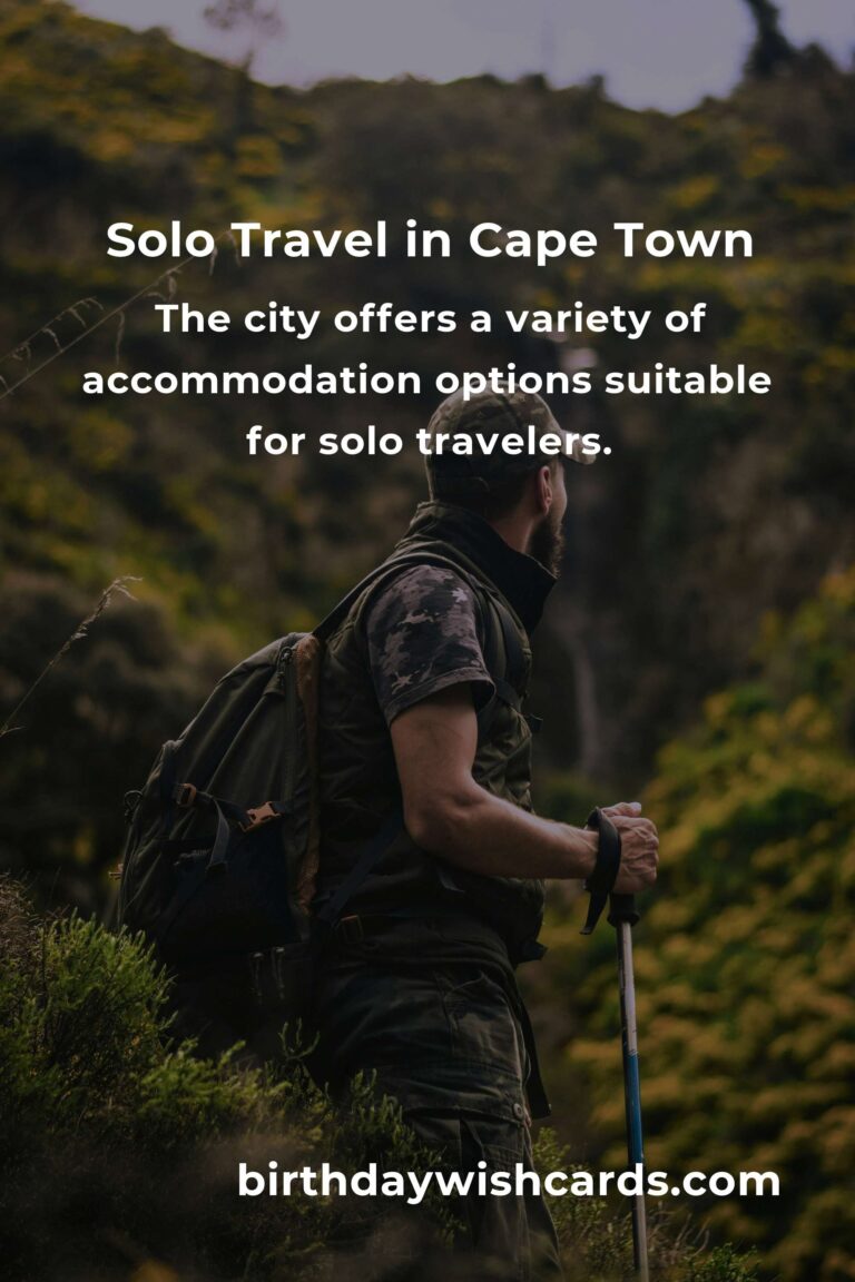 Solo Travel in Cape Town: Ultimate Guide for Adventurers