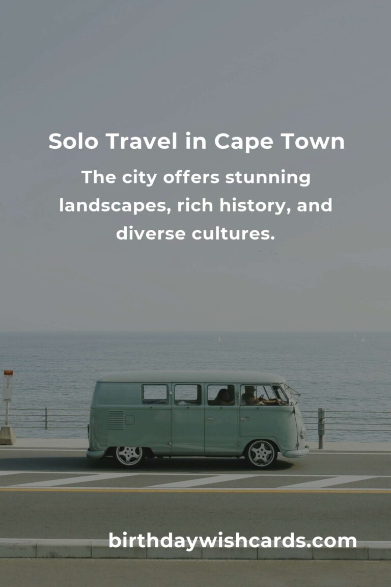 Solo Travel in Cape Town: Ultimate Guide for Adventurers