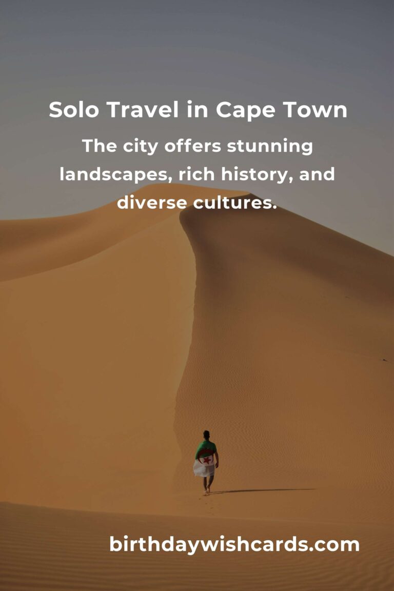 Solo Travel in Cape Town: Ultimate Guide for Adventurers