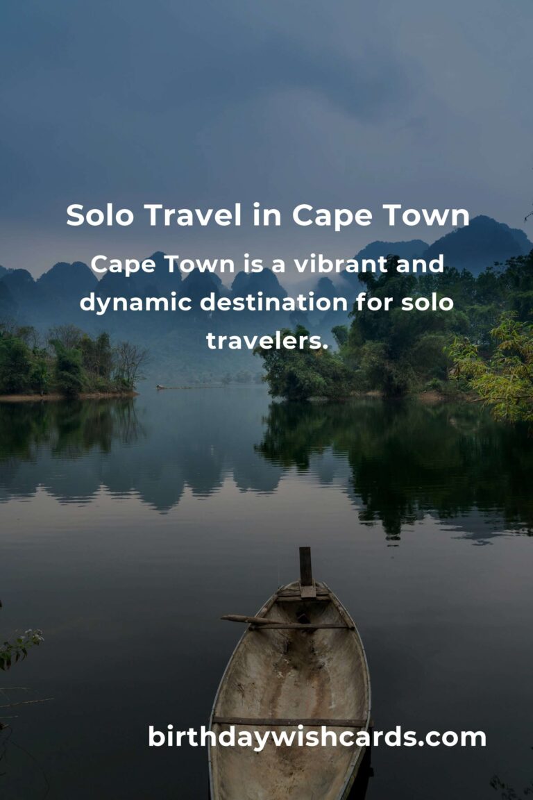 Solo Travel in Cape Town: Ultimate Guide for Adventurers