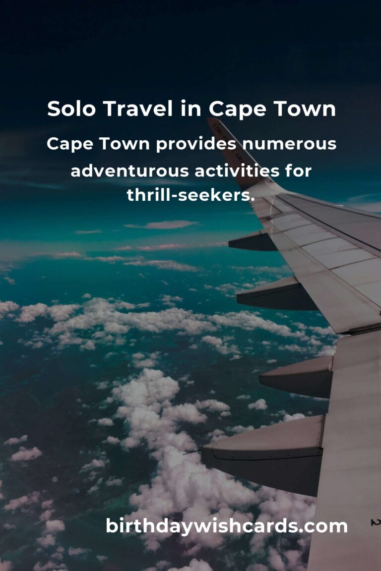 Solo Travel in Cape Town: Ultimate Guide for Adventurers