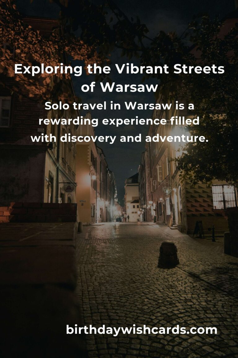 Solo Travel in Warsaw: Ultimate Guide for Adventurous Explorers