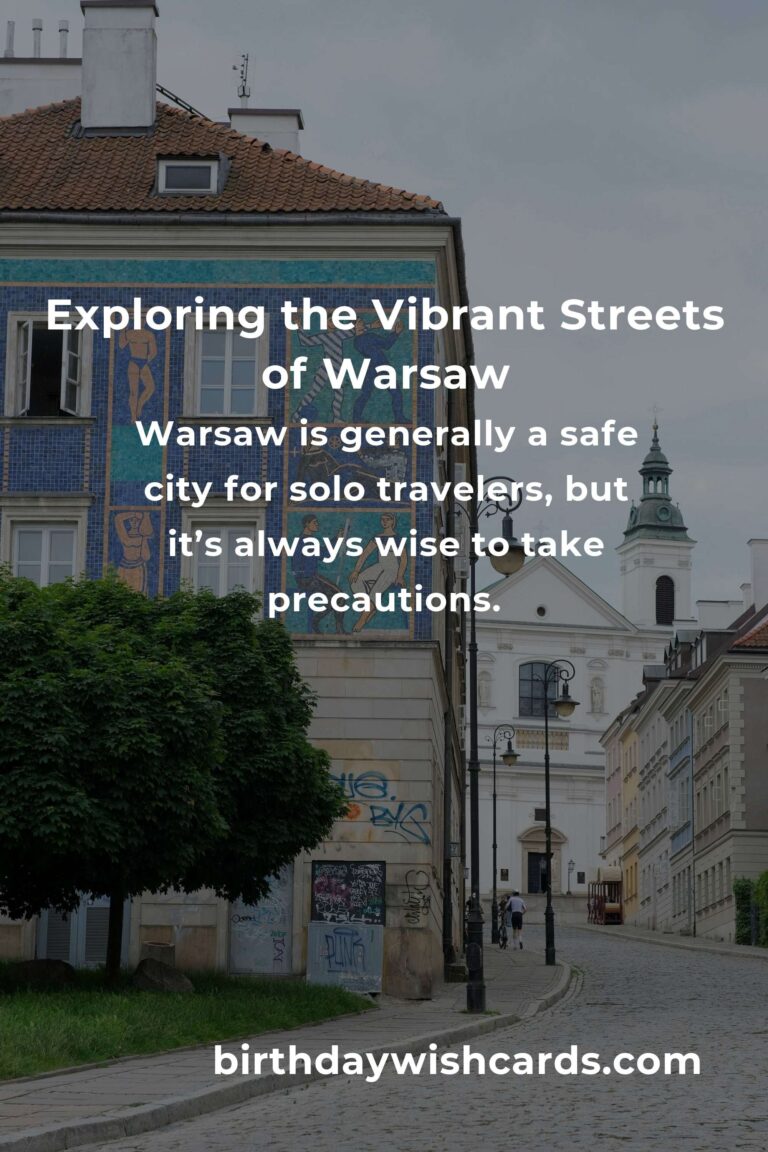 Solo Travel in Warsaw: Ultimate Guide for Adventurous Explorers