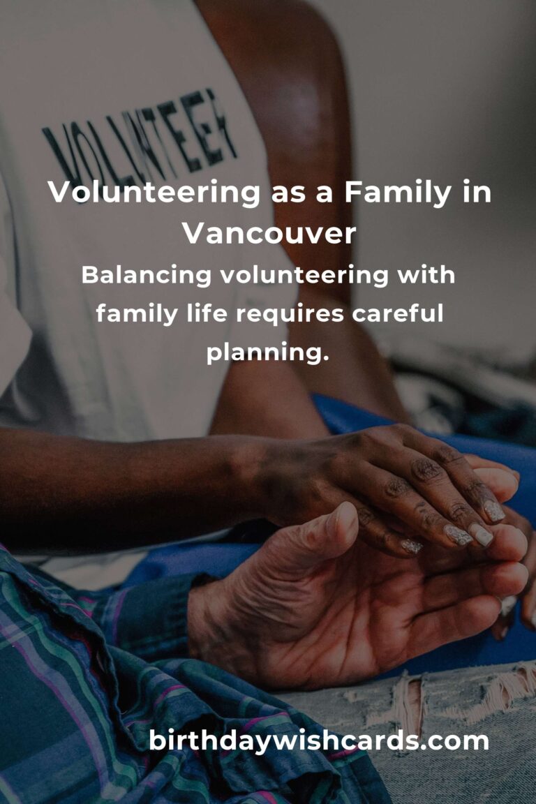 Start Volunteering in Vancouver: A Heartfelt Guide for Parents