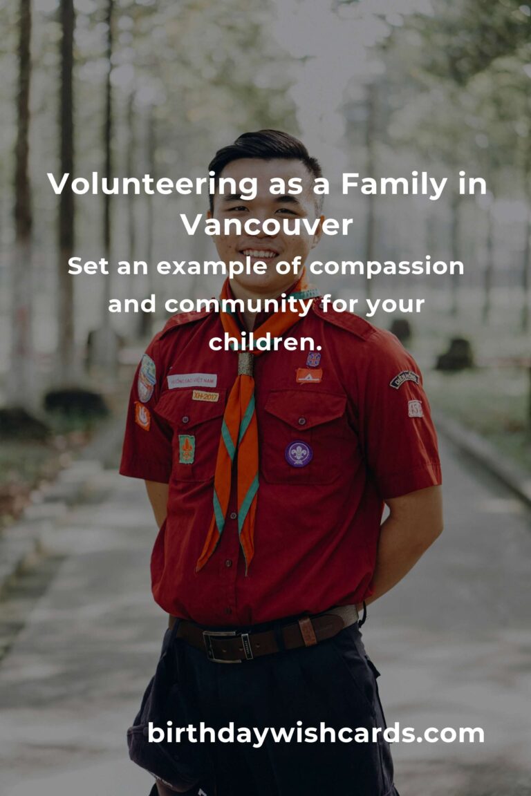 Start Volunteering in Vancouver: A Heartfelt Guide for Parents