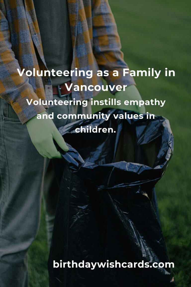 Start Volunteering in Vancouver: A Heartfelt Guide for Parents