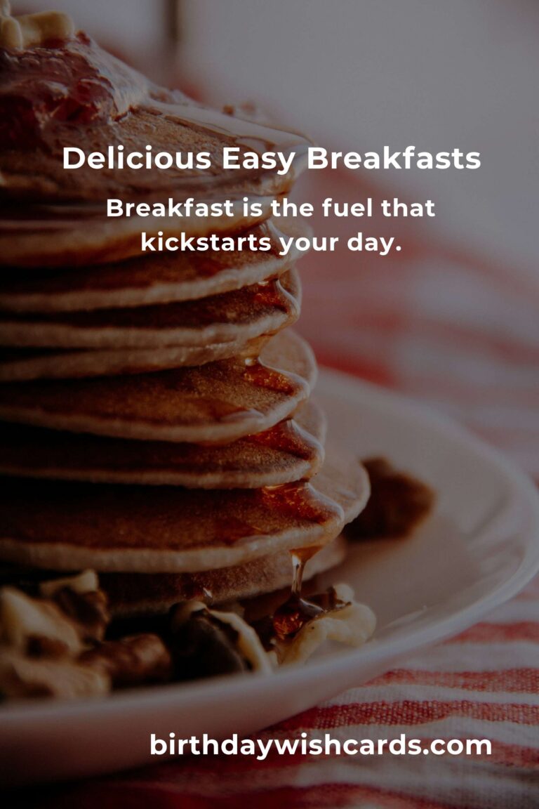 Start Your Day Right: Easy Breakfast Recipes for Busy Food Lovers