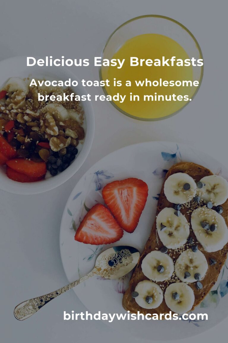 Start Your Day Right: Easy Breakfast Recipes for Busy Food Lovers