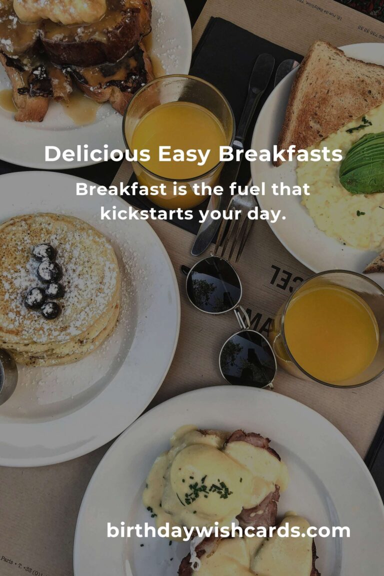 Start Your Day Right: Easy Breakfast Recipes for Busy Food Lovers