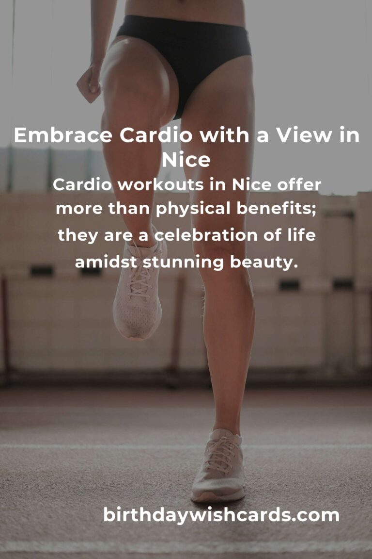 Start Your Heart's Adventure: A Beginner's Guide to Cardio Workouts in Nice