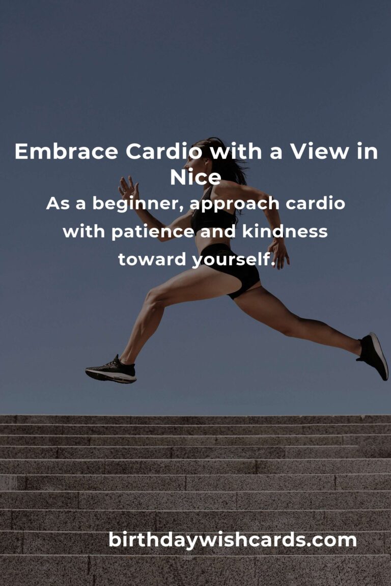 Start Your Heart's Adventure: A Beginner's Guide to Cardio Workouts in Nice