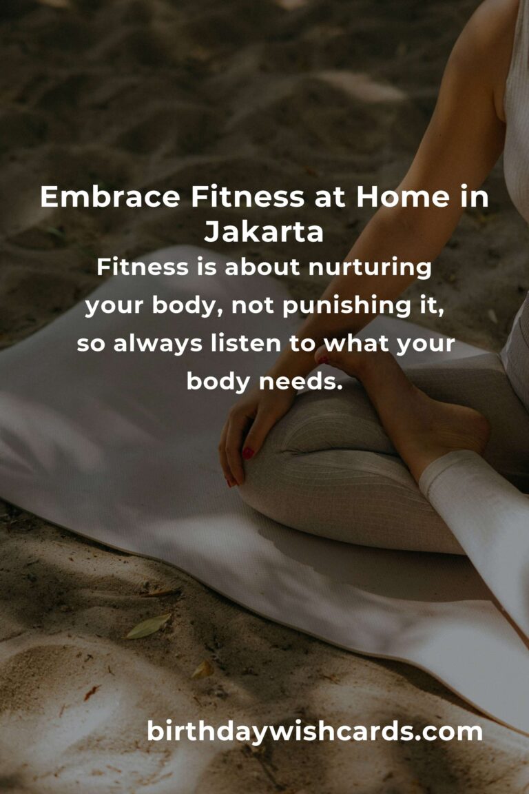 Starting Your Home Workout Journey in Jakarta: A Beginner's Guide to Fitness and Wellbeing