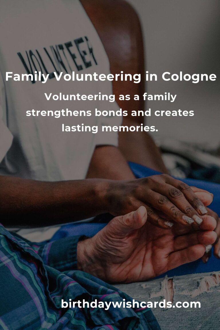 Starting Your Volunteering Journey in Cologne: A Heartfelt Guide for Parents