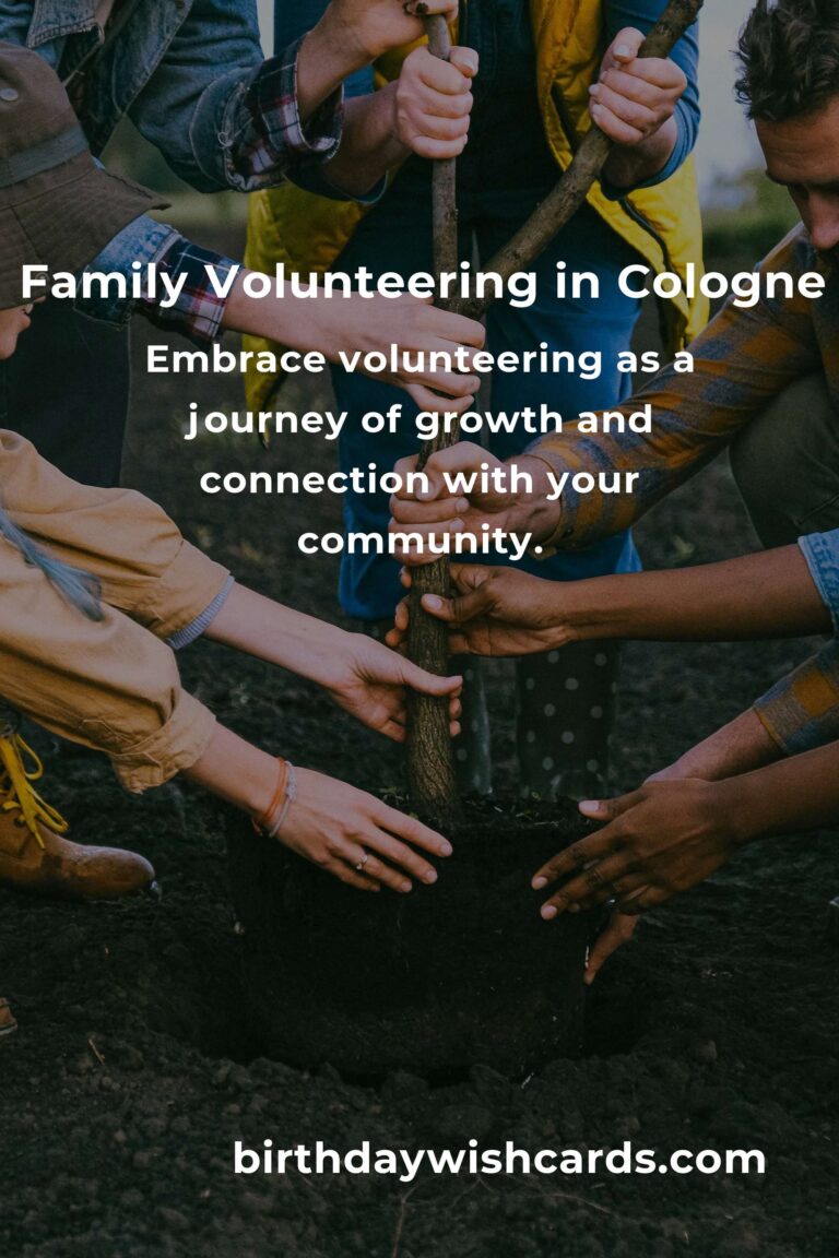 Starting Your Volunteering Journey in Cologne: A Heartfelt Guide for Parents